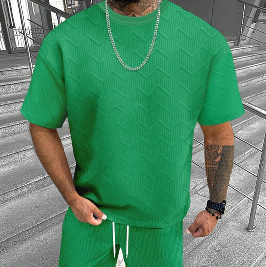 Conjunto Deportivo Hombre Pantalones Cortos y Playera Cómoda
