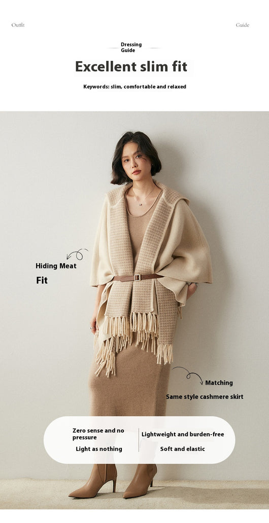 Capa Poncho con Capucha y Aislamiento de Aire Engrosado - Image 14