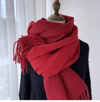 Bufanda de Cachemira para Mujer - Combinación de Colores Otoño Invierno - Image 30