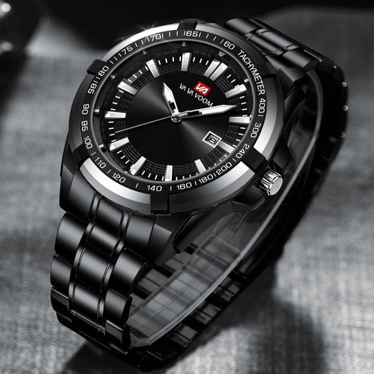 Reloj Deportivo de Acero Inoxidable con Esfera Luminosa