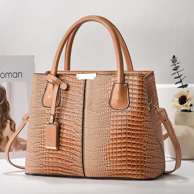 Bolsa de Mano Texturizada de Gran Capacidad para Mujer - Image 8