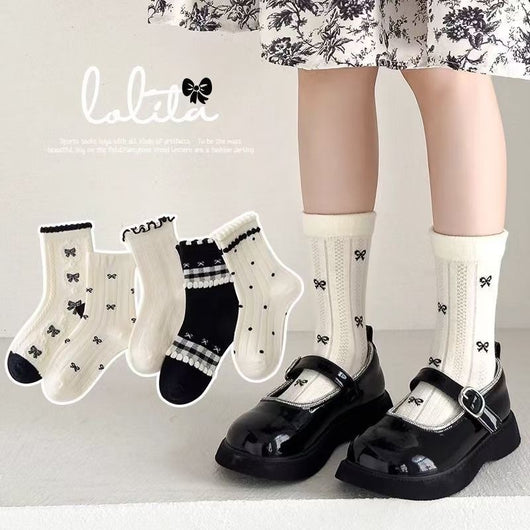 Calcetines Tubo Infantiles Transpirables Primavera Verano - Image 26