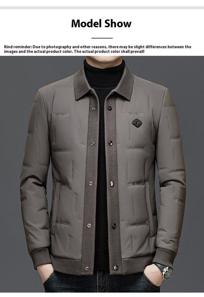 Chaqueta Acolchada con Solapa y Bajo Redondeado - Image 14