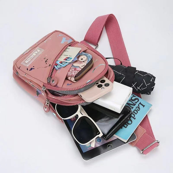 Mochila Bandolera Mujer con Tela Oxford - Bolsa Pecho Cruzada