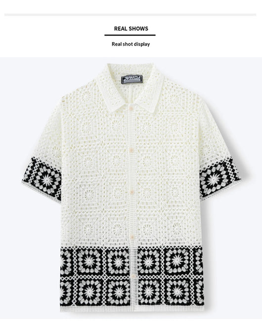 Playera Masculina Calada Transpirable de Punto Soluble - Image 11