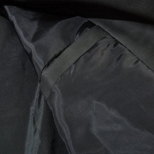 Chaqueta de Cuero PU Suelta con Bordado de Estrella Cruzada - Image 4
