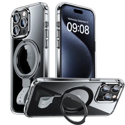 Funda Magnética Transparente con Anillo Giratorio y Soporte Ajustable - Image 23
