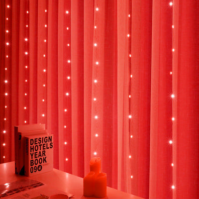 Cortina de Luces LED USB con Control Remoto para Ventanas - Decoración Navideña - Image 24