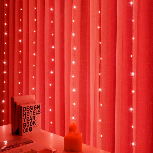 Cortina de Luces LED USB con Control Remoto para Ventanas - Decoración Navideña - Image 24