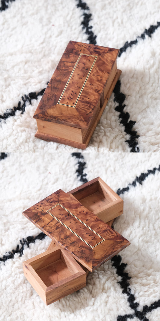 Caja Joyero Marrroquí Giratorio de Madera Artesanal - Image 33