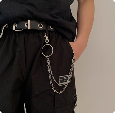 Cinturón Cadena Metal Estilo Punk para Hombre - Versátil y Audaz - Image 10