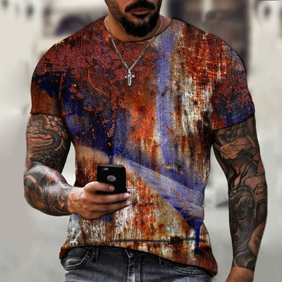 Remera Casual Hombre Estampado Digital 3D - Image 18