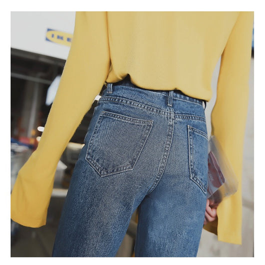 Jeans Rectos Otoño Mujer - Estilo Moderno y Versátil - Image 10
