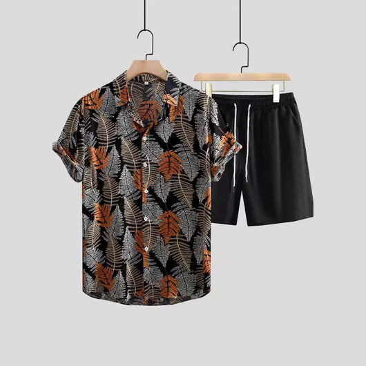 Camisa Casual Estampada de Manga Corta para Hombre - Image 4