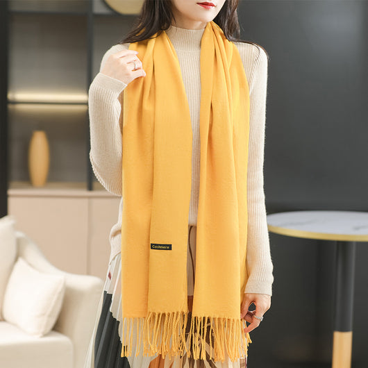 Bufanda Reversible de Cachemira para Mujer - Elegancia Dual - Image 6