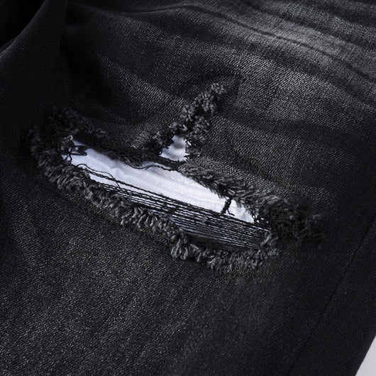Jeans Vintage Rotos Estilo Americano Casual Unisex - Image 4