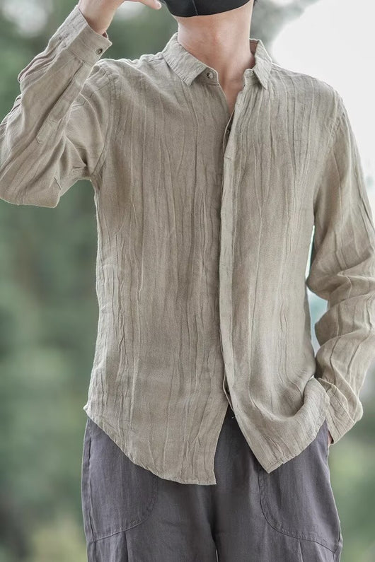 Chaqueta Camisa Casual de Personalidad Única para Hombre - Image 9