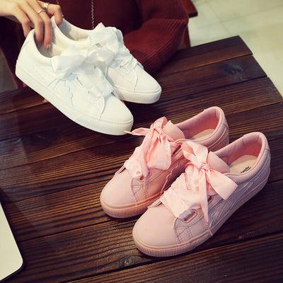 Zapatos Blancos con Moño para Primavera y Otoño - Image 9