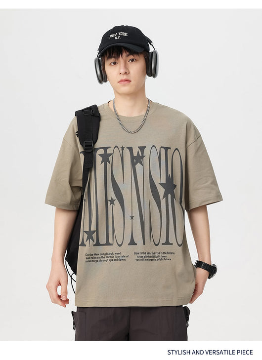 Camiseta Básica de Algodón Cuello Redondo para Hombre - Image 14