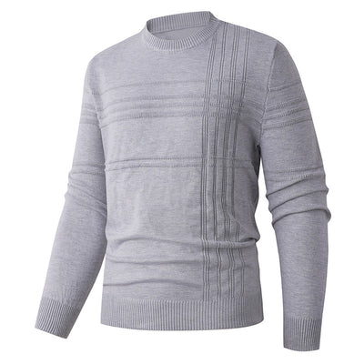 Suéter Tejido Cuello Redondo Clásico para Hombre - Image 8