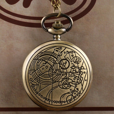 Reloj de Bolsillo Grande con Collar y Cordón