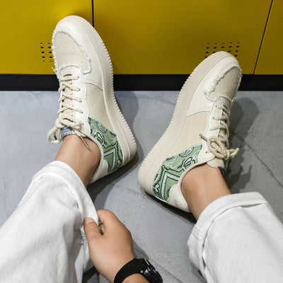 Zapatos Blancos College Estilo Flor de Marañón - Versátiles para Todo - Image 2
