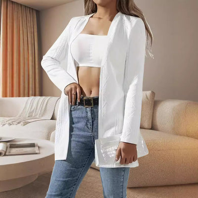Cardigan Texturizado de Manga Larga para Mujer - Image 9