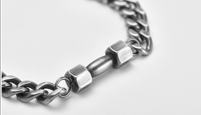 Pulsera de Acero Titanio para Hombre - Diseño Vintage - Image 8