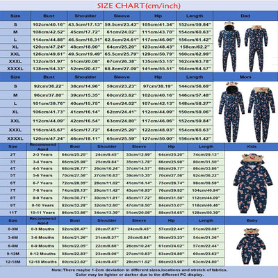 Conjunto Navideño Familiar con Capucha - Pijama Estampado Padre e Hijo - Image 8