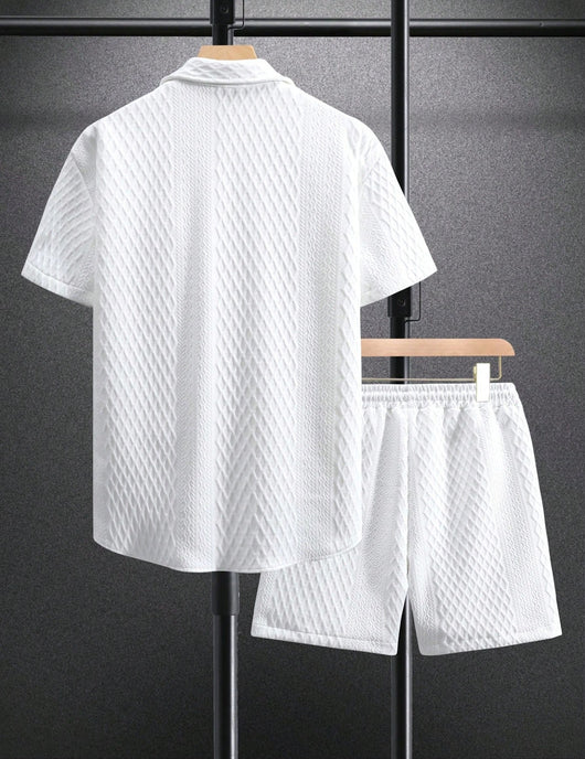 Conjunto Casual Hombre: Camisa Suelta y Shorts de Manga Corta - Image 22