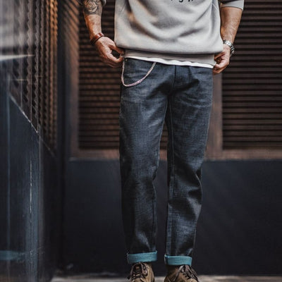 Jeans Rectos Workwear Retro para Hombre