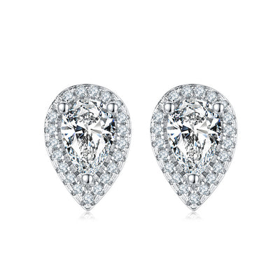 Aretes de Cadena Clavícula en Plata 925 Diseño Corazón Amor - Image 4