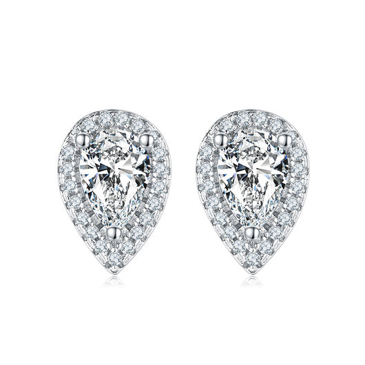Aretes de Cadena Clavícula en Plata 925 Diseño Corazón Amor - Image 4