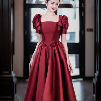 Vestido de Noche Elegante Lujo Nicho para Compromisos y Eventos