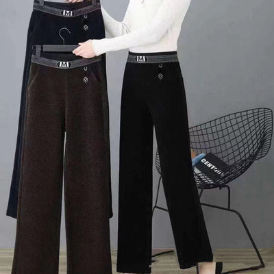 Pantalones Chenilla Pierna Ancha - Versátil y Moderno - Image 2
