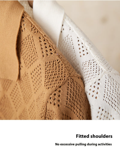 Cardigan Casual de Algodón con Cierre y Cuello Solapa Hueco - Image 10