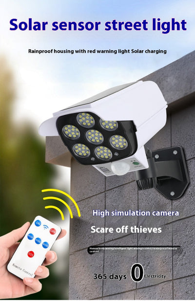 Lámpara LED Solar con Sensor de Movimiento para Exteriores - Impermeable - Image 9