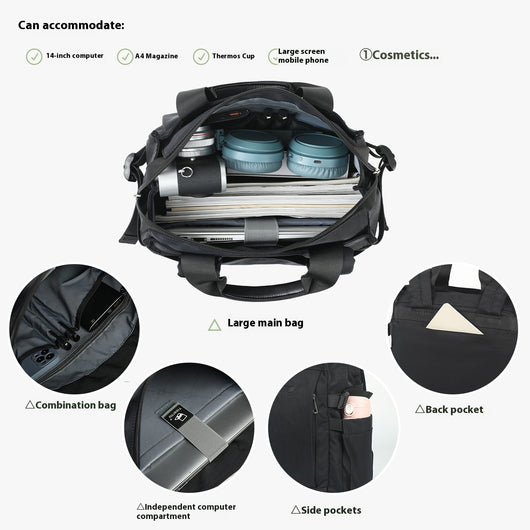 Mochila para Laptop Impermeable Estilo Coreano Casual - Image 9