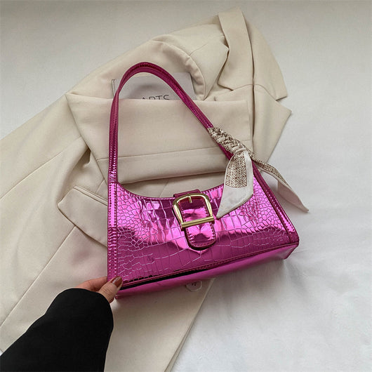 Bolso de Hombro Retro Casual con Asa Axilar - Image 6