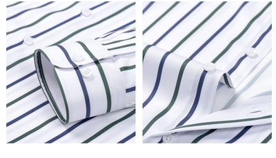 Camisa Ejecutiva de Rayas Premium para Hombre - Image 14