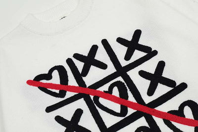Camisa de Punto Vintage con Letras para Hombre - Image 8