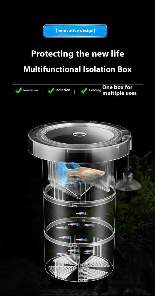 Caja de Aislamiento Acrílica para Reproducción de Peces - Image 14