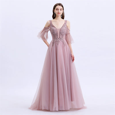 Vestido de Noche Elegante para Novia y Brindis de Boda - Image 7