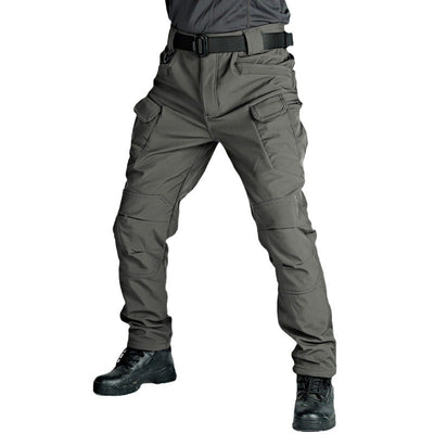 Pantalones Tácticos Invierno Hombre - Forro Polar Impermeables Shark Skin - Image 3