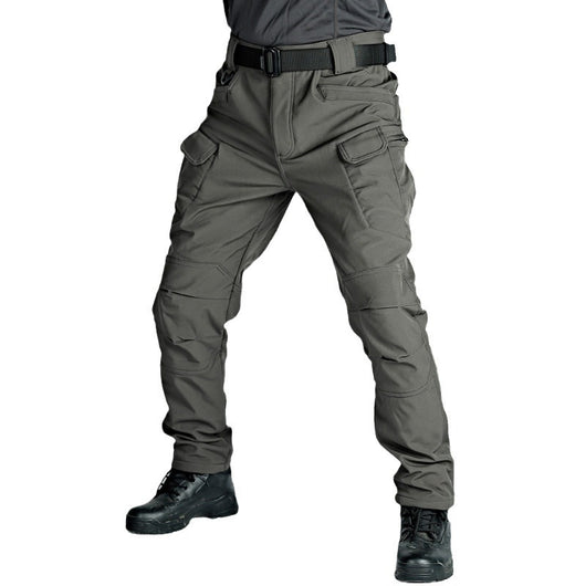 Pantalones Tácticos Invierno Hombre - Forro Polar Impermeables Shark Skin - Image 3