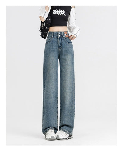 Jeans Anchos Forro Polar Térmico Efecto Adelgazante para Mujer - Image 26