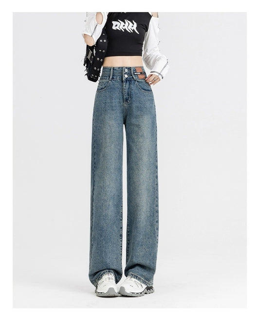 Jeans Anchos Forro Polar Térmico Efecto Adelgazante para Mujer - Image 26