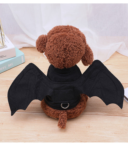 Alas de Murciélago Halloween para Perros - Disfraz Negro Elegante - Image 8
