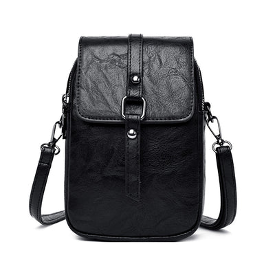 Bolso Bandolera Mini Asimétrico con Compartimento para Teléfono - Image 8