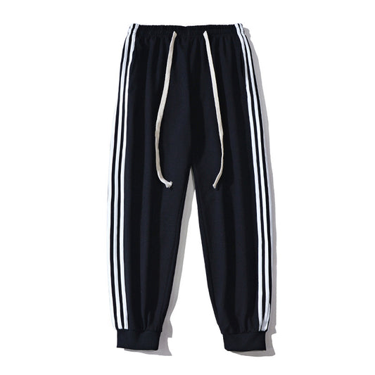 Pantalones de Baloncesto Holgados a Rayas para Casual - Image 2